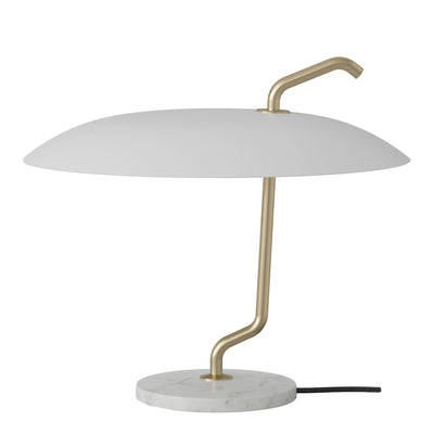 Astep Stolní lampa Model 537, Brass / White / White - DESIGNSPOT