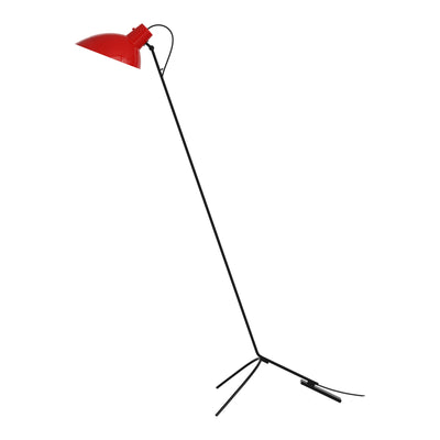 Astep Stojací lampa VV Cinquanta, Black / Red - DESIGNSPOT