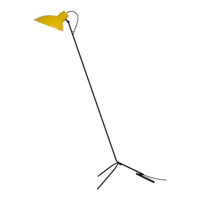 Astep Stojací lampa VV Cinquanta, Black / Yellow - DESIGNSPOT