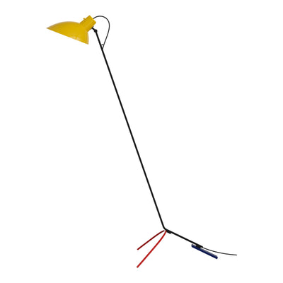 Astep Stojací lampa VV Cinquanta, Mondrian / Yellow - DESIGNSPOT