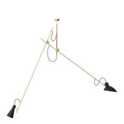 Astep Závěsné svítidlo VV Cinquanta, Brass / Black - DESIGNSPOT