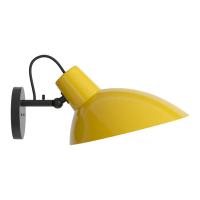 Astep Nástěnná lampa VV Cinquanta, Black / Yellow - DESIGNSPOT
