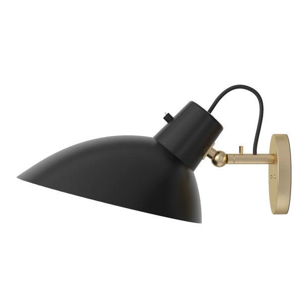 Astep Nástěnná lampa VV Cinquanta, Brass / Black - DESIGNSPOT