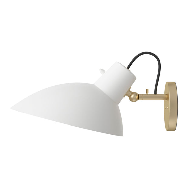 Astep Nástěnná lampa VV Cinquanta, Brass / White - DESIGNSPOT