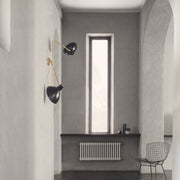 Astep Nástěnné svítidlo VV Cinquanta Twin, Brass / White - DESIGNSPOT