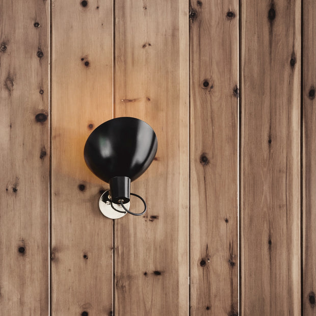 Astep Nástěnná lampa VV Cinquanta, Black / Black - DESIGNSPOT