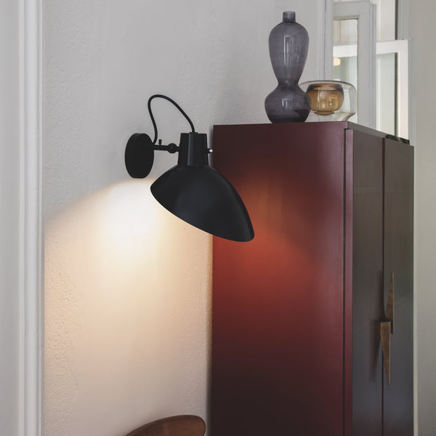 Astep Nástěnná lampa VV Cinquanta, Black / Black - DESIGNSPOT