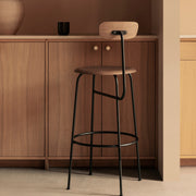 Audo Copenhagen Barová židle Afteroom Bar Chair, Black Oak - DESIGNSPOT