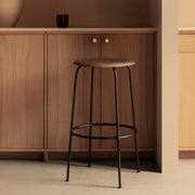 Audo Copenhagen Stolička Afteroom Stool, Veneer, Dark Oak - DESIGNSPOT