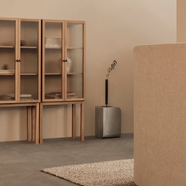 Audo Copenhagen Odkládací stolek Volume, Aluminium - DESIGNSPOT