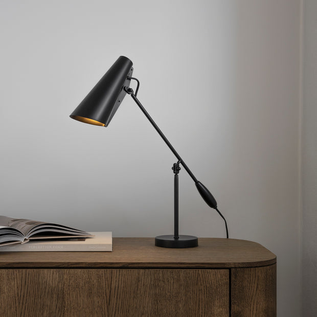 Northern Stolní lampa Birdy, Black / Black - DESIGNSPOT