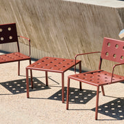 Hay Zahradní stůl Balcony Low Table 50, Iron Red - DESIGNSPOT