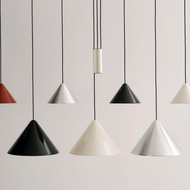 HAY Závěsná lampa Compass Adjustable, 430, Oyster White - DESIGNSPOT