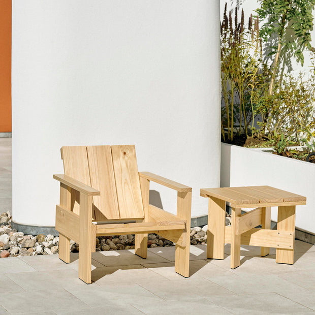 Hay Zahradní křeslo Crate Lounge Chair, Pinewood - DESIGNSPOT