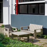 Hay Zahradní stolek Crate Low Table Large, Black - DESIGNSPOT