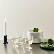 HAY Křišťálove skleničky Curve Tumbler, Clear - DESIGNSPOT