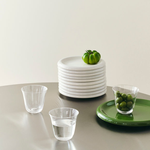 HAY Křišťálove skleničky Curve Tumbler, Clear - DESIGNSPOT