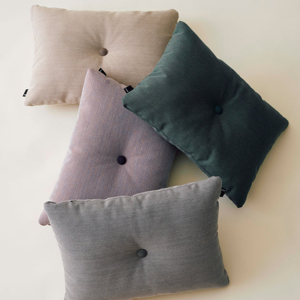 HAY Polštář Dot Linen, Blue - DESIGNSPOT