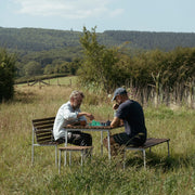 HAY Zahradní křeslo Traverse Lounge, Oiled / Ash - DESIGNSPOT