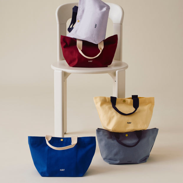 HAY Látková taška Everyday Mini, Steel Blue - DESIGNSPOT