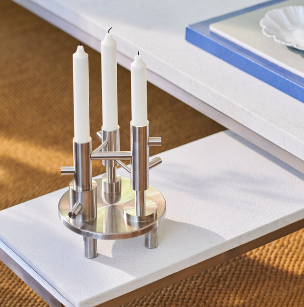Fritz Hansen Svícen Candleholder, Small #2, Brass - DESIGNSPOT