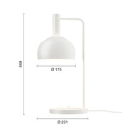Louis Poulsen Stolní lampa FJ Elements, White - DESIGNSPOT