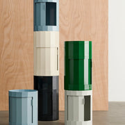 HAY Úložný stolek Facet, High, Misty Blue - DESIGNSPOT