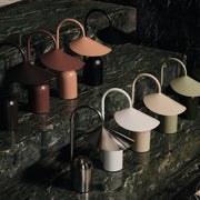Ferm Living Přenosná lampa Arum, Stainless Steel - DESIGNSPOT