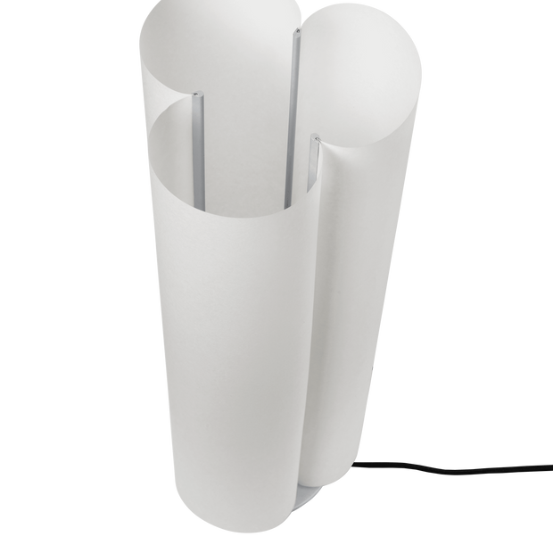 Ferm Living Stojací lampa Boe, Silver / Natural - DESIGNSPOT