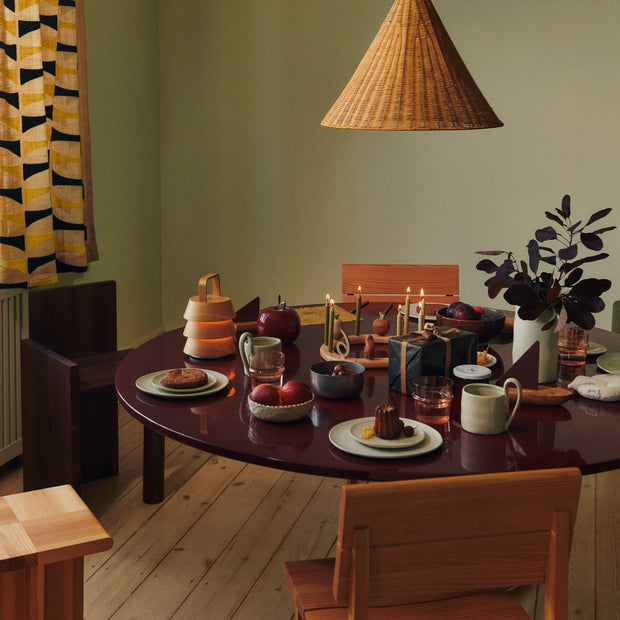 Ferm Living Pokladnička Apple, Deep Red - DESIGNSPOT