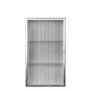 Ferm Living Nástěnná skříňka Haze, Brushed Stainless Steel - DESIGNSPOT