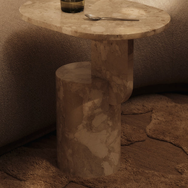 Ferm Living Odkládací stolek Insert, Sand Marble - DESIGNSPOT