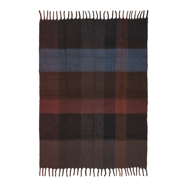 Deka Blur Mohair, Dark Chocolate/Oxide Red – Ferm Living | DESIGNSPOT