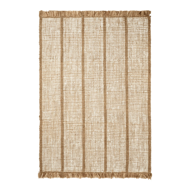 Ferm Living Koberec Athens Stripes, Natural / Off-White - DESIGNSPOT