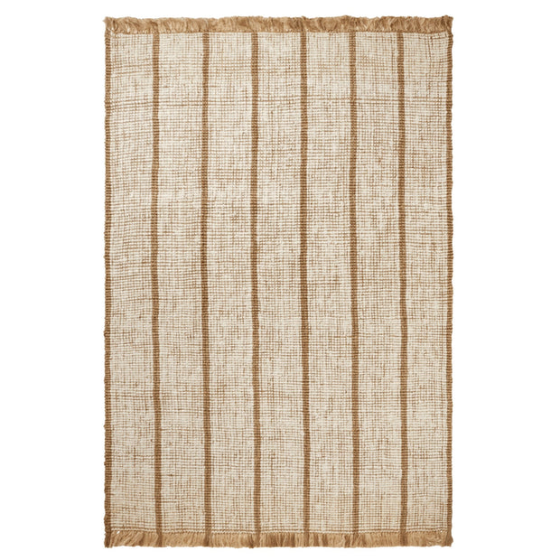 Ferm Living Koberec Athens Stripes, Natural / Off-White - DESIGNSPOT