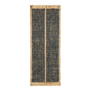 Ferm Living Běhoun Athens Stripes, Natural / Ink Blue - DESIGNSPOT