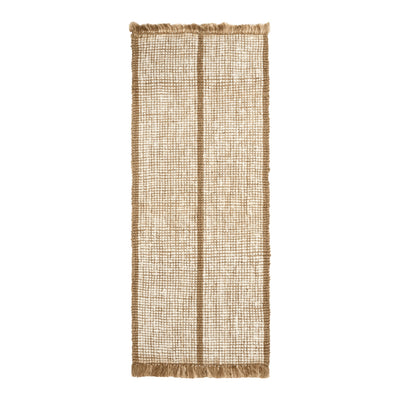Ferm Living Běhoun Athens Stripes, Natural / Off-White - DESIGNSPOT