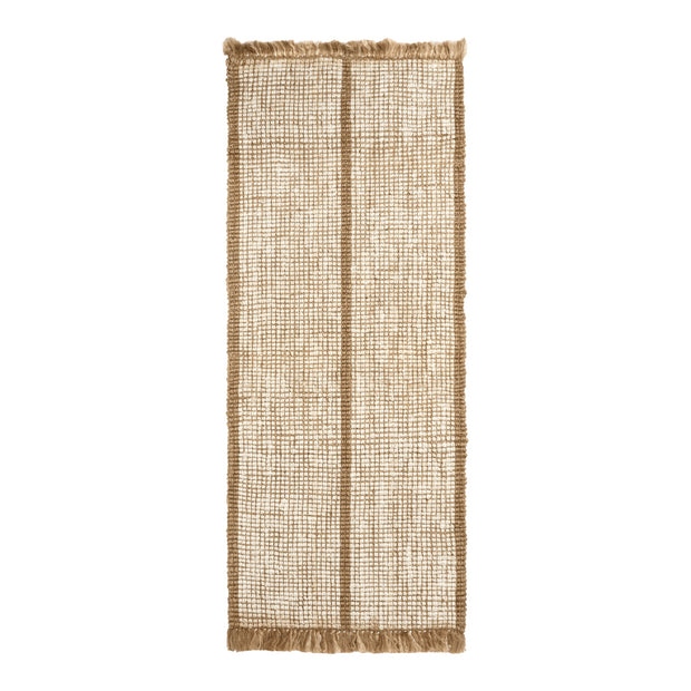 Ferm Living Běhoun Athens Stripes, Natural / Off-White - DESIGNSPOT