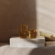 Ferm Living Skleničky Boya Tall, Yellow, sada 2 kusů - DESIGNSPOT