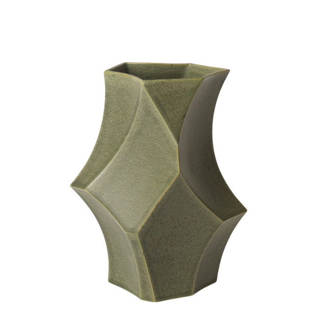 Ferm Living Váza Cueva, Small, Dark Sage - DESIGNSPOT