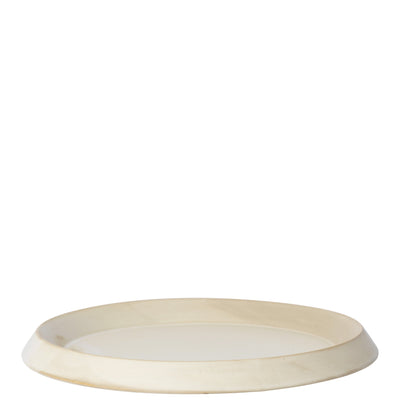 Ferm Living Servírovací podnos Erena, Ø35, Cream - DESIGNSPOT