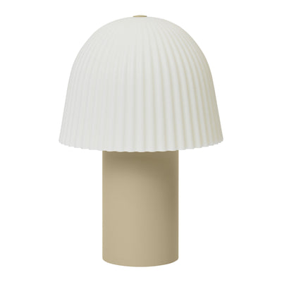 Ferm Living Přenosná lampa Frill, Cashmere / White - DESIGNSPOT