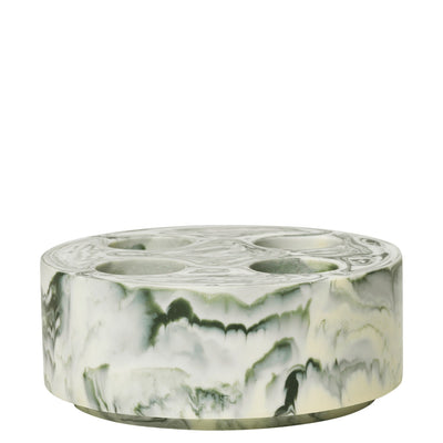 Ferm Living Držák na zubní kartáčky Mist, Emerald / Off-White - DESIGNSPOT