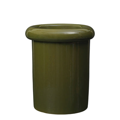 Ferm Living Květináč Rollo, Small, Moss Green - DESIGNSPOT