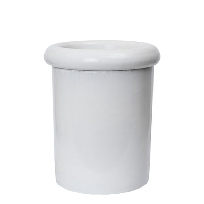 Ferm Living Květináč Rollo, Small, White - DESIGNSPOT