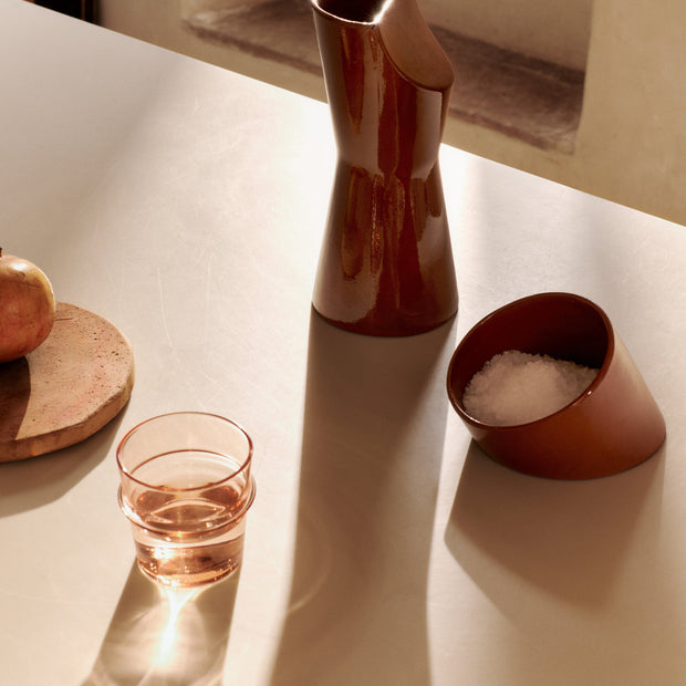 Ferm Living Skleničky Boya Tall, Yellow, sada 2 kusů - DESIGNSPOT