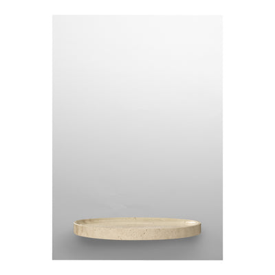 Ferm Living Zrcadlo Symmetry, Travertine - DESIGNSPOT
