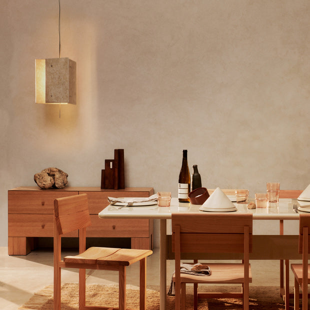 Ferm Living Závěsná lampa Oeste, Sand - DESIGNSPOT