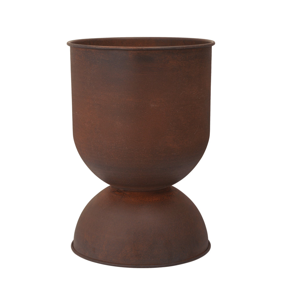 Kvetináč Hourglass, M, Rust