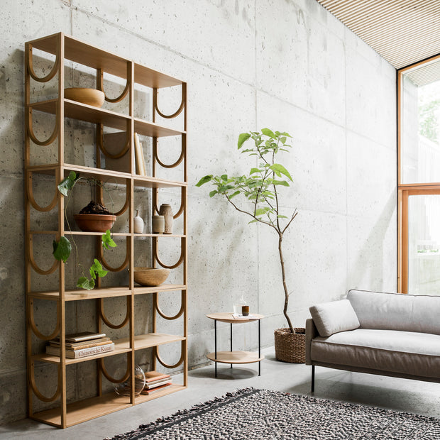 Fogia Policová sestava Arch Low, Oak - DESIGNSPOT